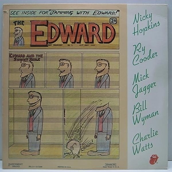 レコードメイン画像：美品 AT/GP刻印 USオリジ Jamming With Edward / NICKY HOPKINS