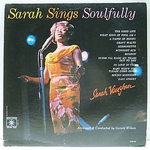 レコード画像：SARAH VAUGHAN / Sarah Sings Soulfully