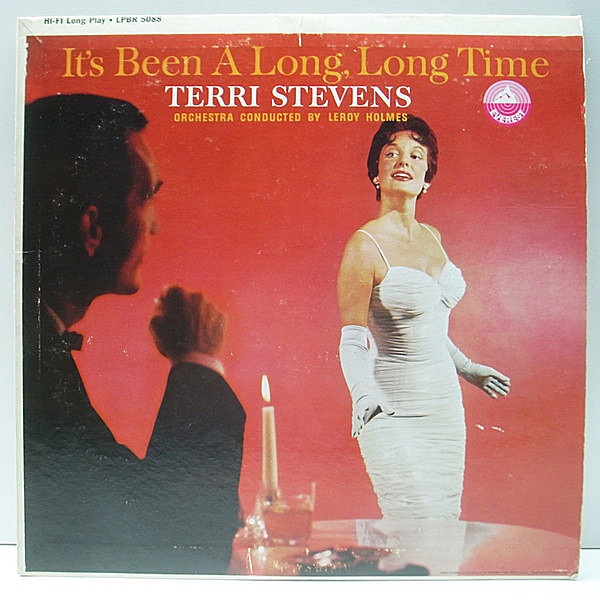 レコードメイン画像：レア!滅多に見ない! 美再生で音も抜群 MONO USオリジナル TERRI STEVENS It's Been A Long, Long Time (Everest LPBR 5088) 唯一のアルバム