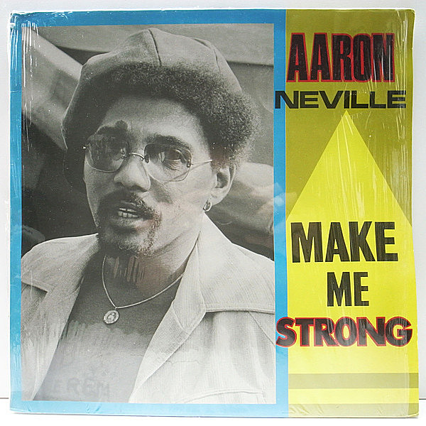 レコードメイン画像：CHIFFONSカヴァー シュリンク美品!! UKオリジナル AARON NEVILLE Make Me Strong ('86 Charly) Hercules, Mojo Hannah 収録 シングル集 LP