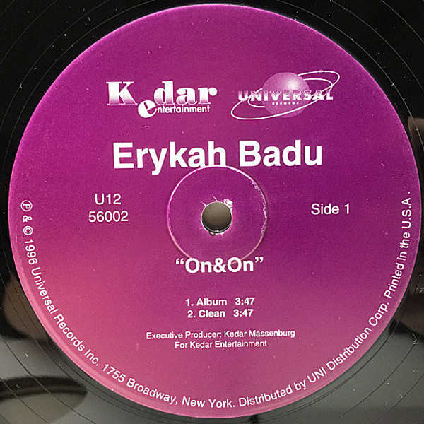 ERYKAH BADU / On&On (12) / Universal | WAXPEND RECORDS