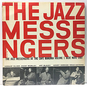 レコード画像：JAZZ MESSENGERS / At The Cafe Bohemia Vol.1