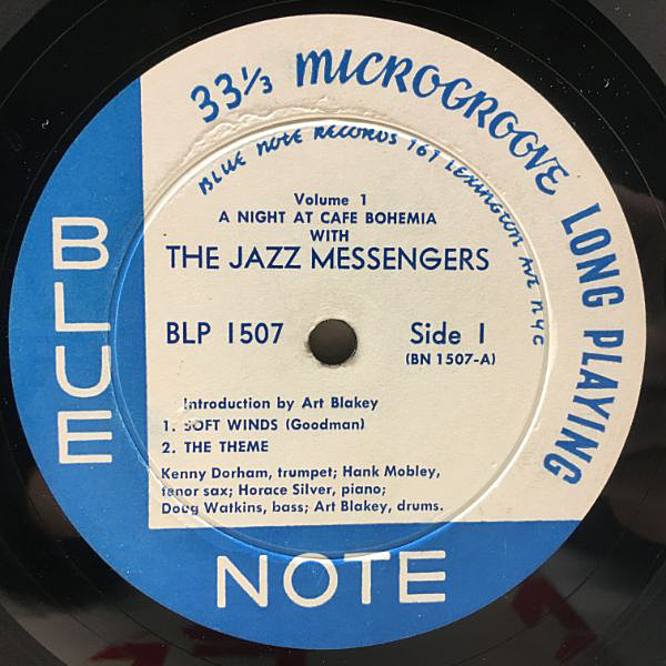 JAZZ MESSENGERS / At The Cafe Bohemia Vol.1 (LP) / Blue Note