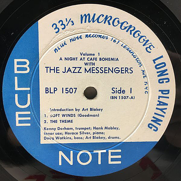 JAZZ MESSENGERS / At The Cafe Bohemia Vol.1 (LP) / Blue Note