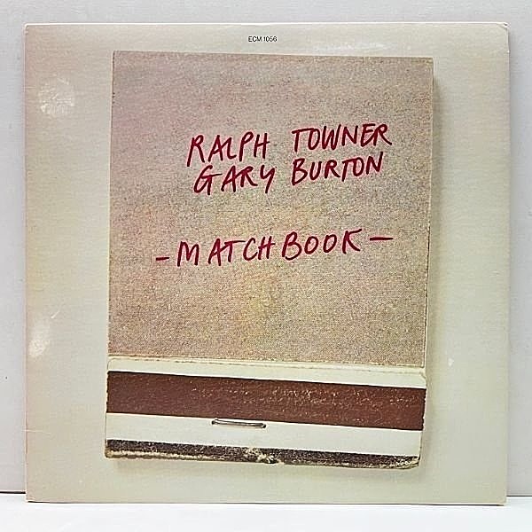 レコードメイン画像：美盤!! RL刻印 (Bob Ludwig Hot Mix) 高音質 USオリジナル RALPH TOWNER, GARY BURTON Matchbook ('75 ECM 1-1056) デュオ 名作