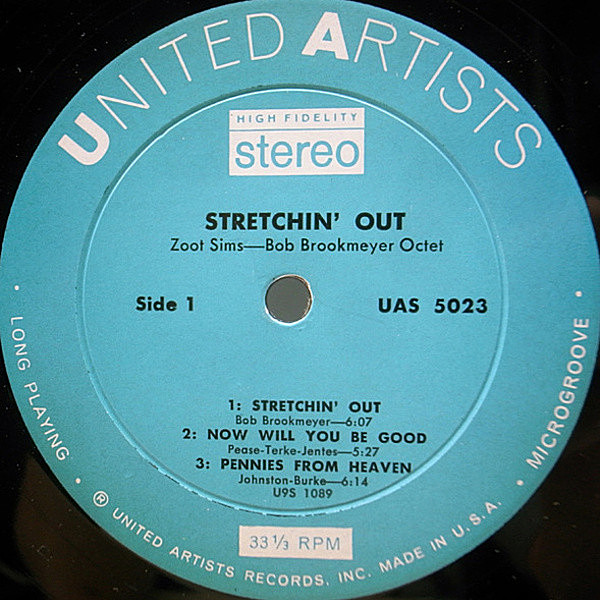 ズート・シムス「STRETCHING OUT」レコード JAZZ】Zoot Sims ズート・シムズ / Stretching Out 中古レコード
