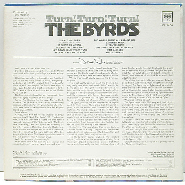 BYRDS / Turn! Turn! Turn! (LP) / Columbia | WAXPEND RECORDS