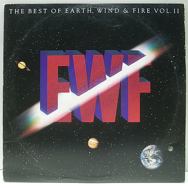 レコードメイン画像：【Let's Groove, Fantasy収録】美盤!! USオリジナル EARTH WIND & FIRE The Best Of Vol. II ('88 Columbia) Boogie Wonderland 他 名曲 LP