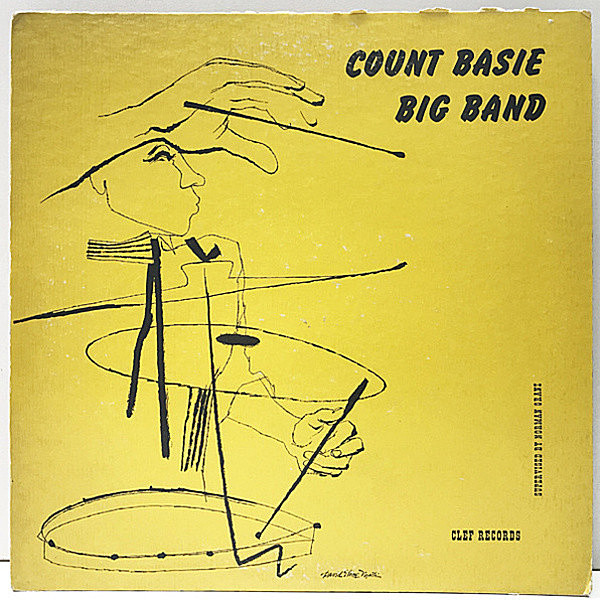 レコードメイン画像：10'' FLAT Clef 黒ツヤ USオリジナル COUNT BASIE Big Band (MG C-148) Joe Newman, Paul Quinichette, Eddie Davis, Freddie Green ほか