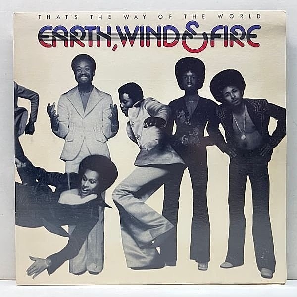 レコードメイン画像：Cut無し!美品! 初版 PC規格 TML刻印 USオリジナル EARTH WIND & FIRE That's The Way Of The World ('75 Columbia) 専用インナー 完品