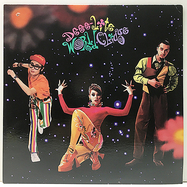 レコードメイン画像：稀少 Lp '90年アナログ 良好!! USオリジナル DEEE-LITE World Clique (Elektra) テイ トウワ Q-Tip, Maceo Parker, Fred Wesley