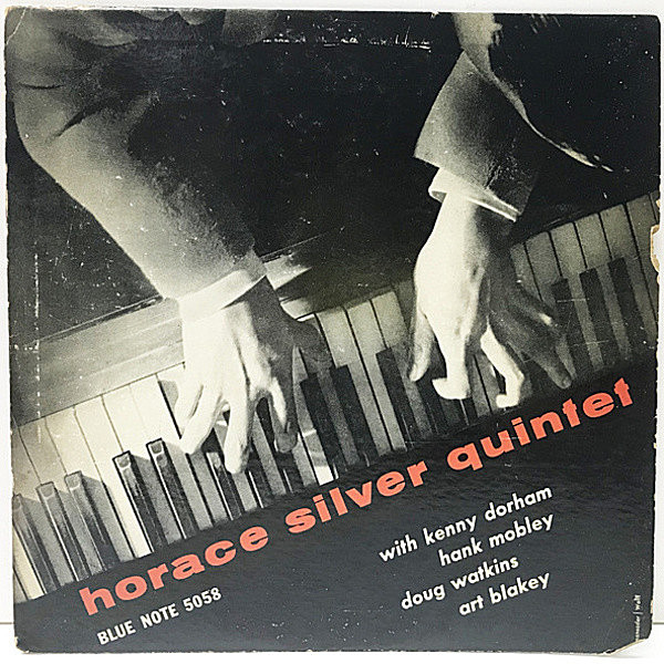 レコードメイン画像：激レア 10'' 原盤 Lexington 額縁 Flat 完全オリジナル HORACE SILVER Quintet Volume 3 (Blue Note BLP 5058) 初代 JAZZ MESSENGERS
