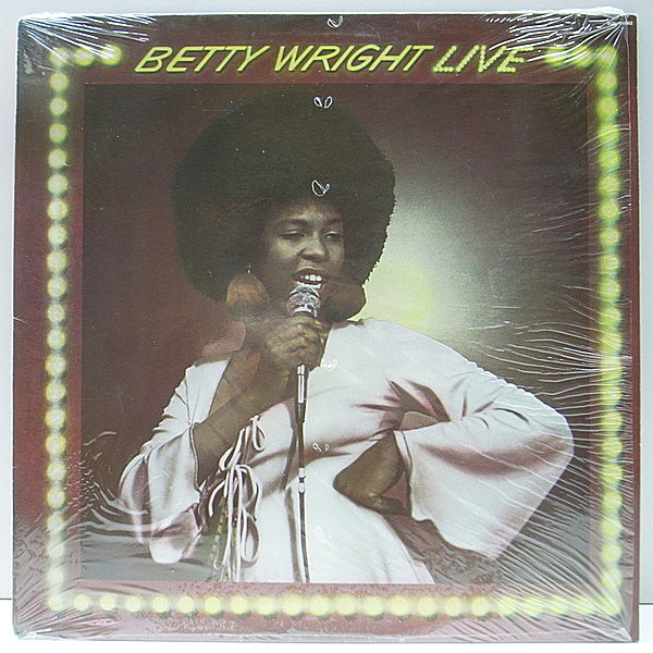 レコードメイン画像：【Clean Up Woman収録】シュリンク付き USプレス BETTY WRIGHT Live ('85 Sunnyview) AL GREEN, STEVIE WONDER 他 名曲メドレー ライヴ LP