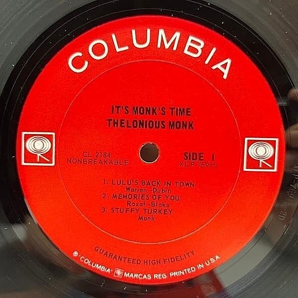 福袋 セール It's / MONK THELONIOUS Monk's WAXPEND | Columbia / (LP) Time 洋楽