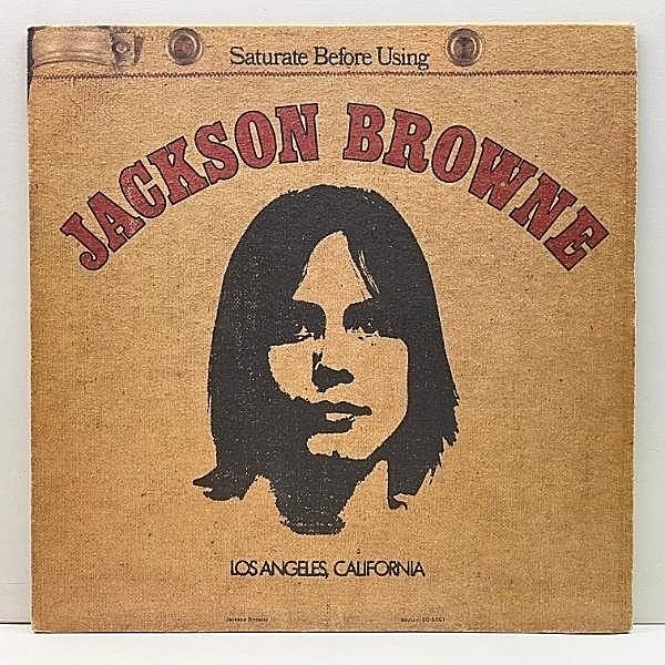 レコードメイン画像：美品【希少・両マトA】初版 白ラベ 粗いザラ紙 USオリジナル JACKSON BROWNE Saturate Before Using ('72 Asylum) 1st デビュー LP