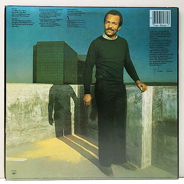 AL JOHNSON / BACK FOR MORE | sixteen records (シックス