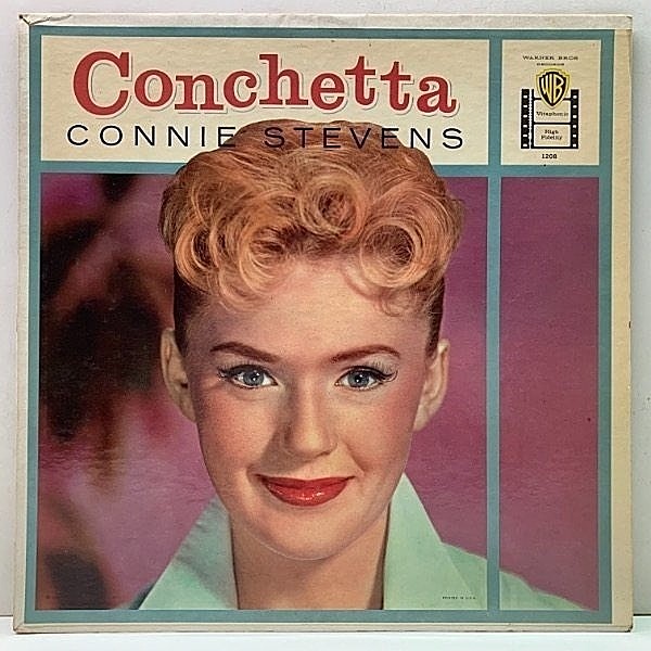 レコードメイン画像：MONO 初版グレー 深溝 USオリジナル CONNIE STEVENS Conchetta (Warner W 1208) コニー・スティーブンス 1st デビュー盤