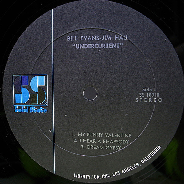 BILL EVANS / JIM HALL / Undercurrent (LP) / Solid State