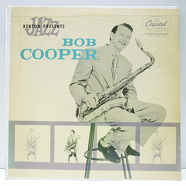 レコードメイン画像：良好品!! 10'' FLAT USオリジナル The Bob Cooper Sextet (Capitol H 6501) 1st リングパープル 深溝 Howard Roberts, Curtis Counce ほか