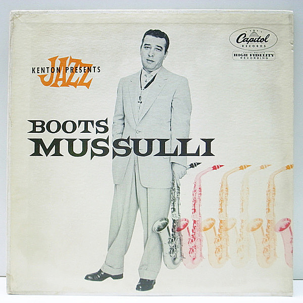 レコードメイン画像：美盤!音抜群! 10'' FLAT USオリジナル BOOTS MUSSULLI Quartet (Capitol H 6506) 1st リングパープル 深溝 Ray Santos, Max Bennett