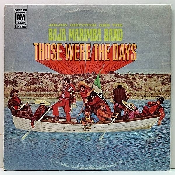 レコードメイン画像：良好盤!! USオリジナル JULIUS WECHTER & THE BAJA MARIMBA BAND Those Were The Days ('68 A&M) Flyin' High ほか BEATLESカヴァーも◎