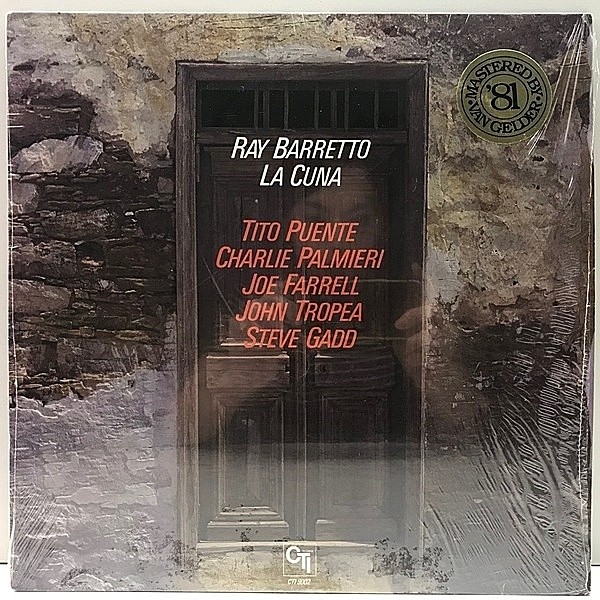 レコードメイン画像：シュリンク極美品!! VANGELDER刻印 USオリジナル RAY BARRETTO La Cuna ('81 CTI) STEVIE WONDER／Pastime Paradise ラテン・カヴァー 収録