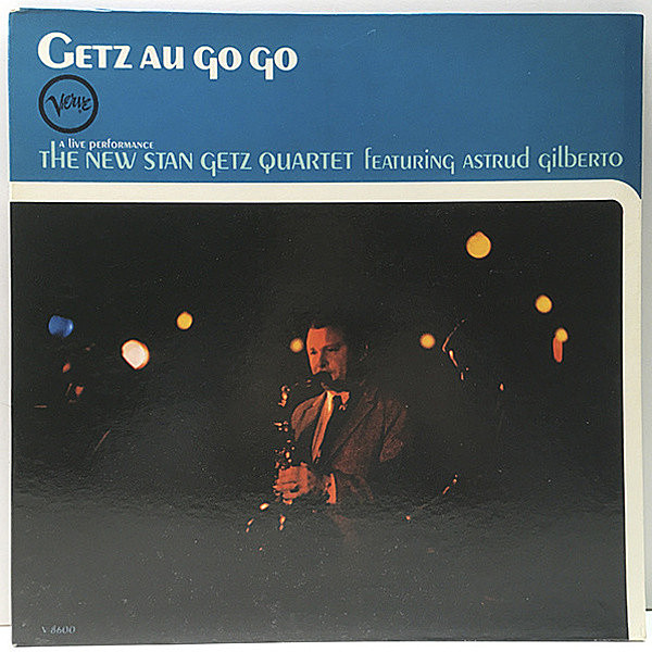 レコードメイン画像：【MONO／深溝／VANGELDER刻印／コーティング】良好!! USオリジナル STAN GETZ, ASTRUD GILBERTO Getz Au Go Go ('64 Verve) 初回 モノラル