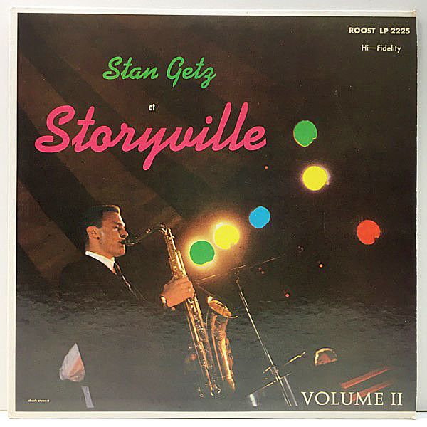 レコードメイン画像：レアな美品!! MONO USオリジナル STAN GETZ At Storyville Vol. 2 (Royal Roost RLP 2225) Al Haig, Jimmy Raney, Teddy Kotick, Tiny Kahn