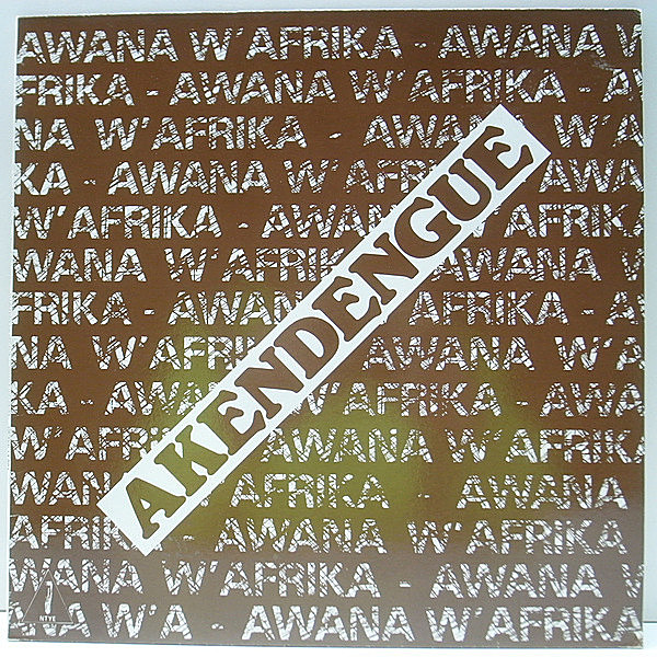 レコードメイン画像：【オーガニックなアフリカン／フォーク】美品!! FRANCE オリジナル PIERRE AKENDENGUE Awana W'Afrika ('83 NTYE) LP