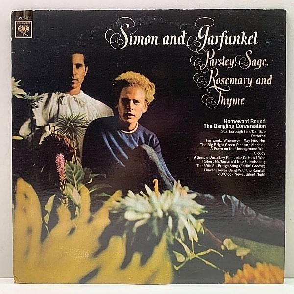 レコードメイン画像：美盤!! MONO 2eye 米初期プレス SIMON & GARFUNKEL Parsley, Sage, Rosemary And Thyme ('66 Columbia) 傑作3rd. US モノラル