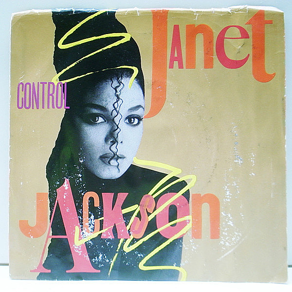 レコードメイン画像：良盤!! P.S付き 7インチ USオリジナル JANET JACKSON Control / Fast Girls ('86 A&M) 全米No.1 傑作3rd.アルバムからのタイトルカット