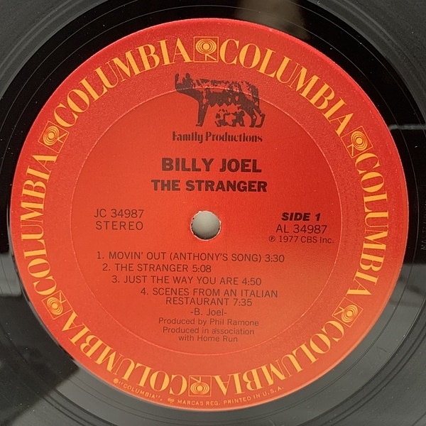 BILLY JOEL / The Stranger (LP) / Columbia | WAXPEND RECORDS