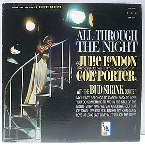 レコード画像：JULIE LONDON / All Through The Night