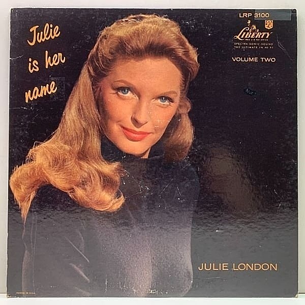 レコードメイン画像：美盤!音綺麗! MONO 深溝 US初期プレス JULIE LONDON Is Her Name Volume II 2 (Liberty／虹ツヤ) w/ Howard Roberts, Red Mitchell