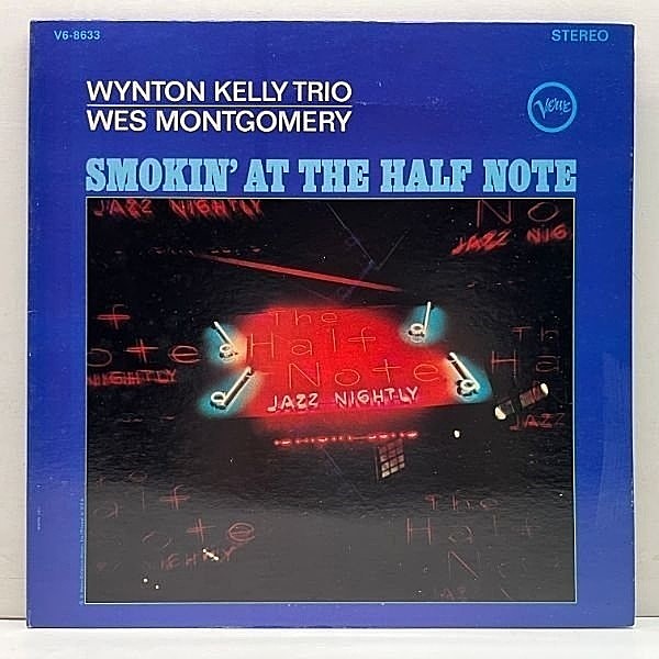 レコードメイン画像：極美盤!! VANGELDER刻印 USオリジナル WYNTON KELLY TRIO, WES MONTGOMERY Smokin' At The Half Note (V6-8633) Paul Chambers, Jimmy Cobb