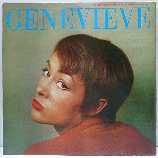 レコードメイン画像：US Cadence MONO Orig. GENEVIEVE / FRENCH & AMERICAN 美人歌手