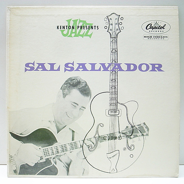 レコードメイン画像：美盤!音抜群! 10'' FLAT USオリジナル SAL SALVADOR Quartet (Capitol H 6505) 1st リングパープル Eddie Costa, Jimmy Gannon, Campbell