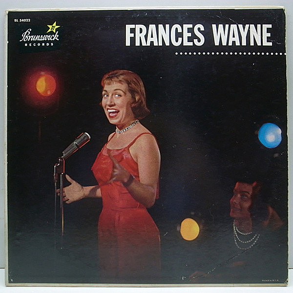 レコードメイン画像：プロモ USオリジ FLAT MONO両溝 FRANCES WAYNE / Brunswick レア