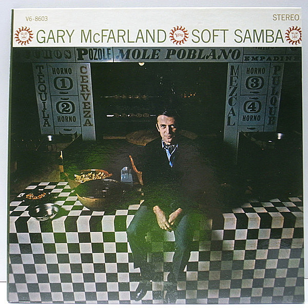 レコードメイン画像：美品 VANGELDER刻印 USオリジナル GARY McFARLAND Soft Samba ('64 Verve) Antonio Carlos Jobim, Kenny Burrell ほか