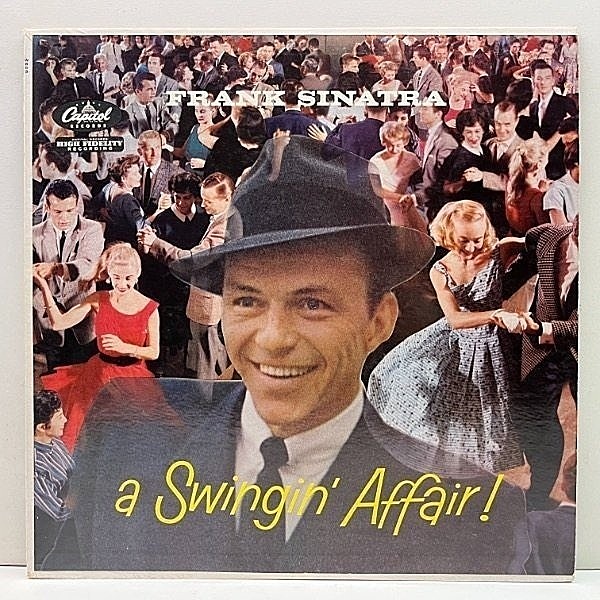 レコードメイン画像：レアな良好品!! MONO 初版 灰ラベ USオリジナル FRANK SINATRA A Swingin' Affair ('57 Capitol W-803) フランク・シナトラ 米 初回プレス