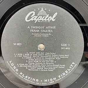 FRANK SINATRA / A Swingin' Affair (LP) / Capitol | WAXPEND