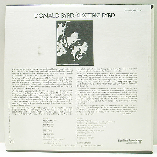 米LP Donald Byrd Electric Byrd BST84349 BLUE NOTE /00260 米LP Donald Byrd Electric Byrd BST84349 BLUE NOTE /00260