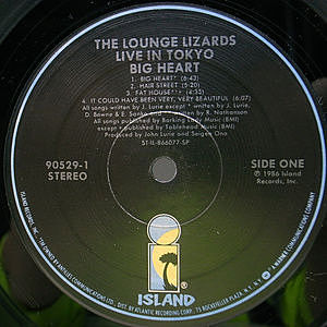 The Lounge Lizards – Live In Tokyo - Big Heart – CD (Album