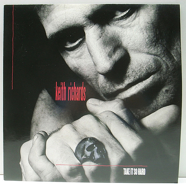 レコードメイン画像：美品 12'' UKオリジナル KEITH RICHARDS Take It So Hard ('88 Virgin) 英国盤 キース・リチャーズ 12inch シングル