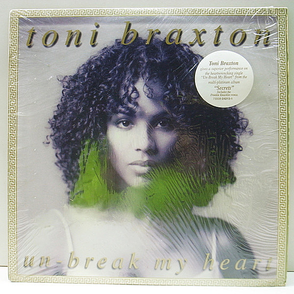 レコードメイン画像：シュリンク+ハイプステッカー 美品!! 12インチ USオリジナル TONI BRAXTON Un-Break My Heart ('96 LaFace) FRANKIE KNUCKLES RIMIX 収録