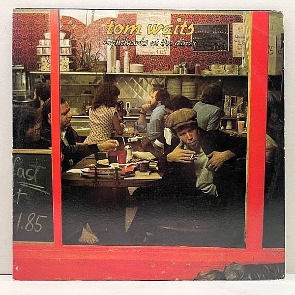 レコードメイン画像：良好!! 2LP 米オリジナル TOM WAITS Nighthawks At The Diner ('75 Asylum) 娼婦たちの晩餐 スタジオに観客 [友人] を招いての異色ライヴ