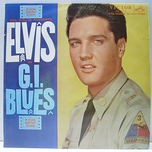 レコードメイン画像：良品!! 歌詞シート付き 国内 エルヴィス・プレスリー G. I. ブルース ELVIS PRESLEY G. I. Blues (Victor RA-5001) 日ペラ・フリップバック