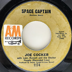 レコード画像：JOE COCKER / LEON RUSSELL / SHELTER PEOPLE / Space Captain / The Letter