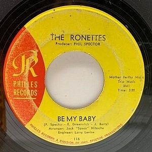 レコード画像：RONETTES / Be My Baby / Tedesco And Pitman