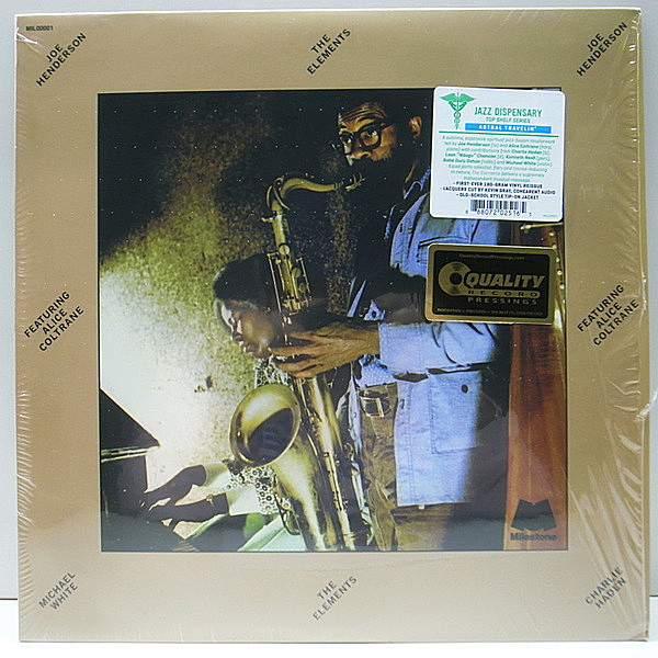 レコードメイン画像：シュリンク極美品!! JOE HENDERSON Feat. ALICE COLTRANE The Elements (Milestone) 180G 重量 DEEP JAZZ, RARE GROOVE 永年の人気盤